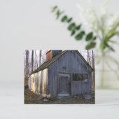 À la cabane à sucre briefkaart (Staand voorkant)