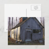 À la cabane à sucre briefkaart (Voorkant / Achterkant)