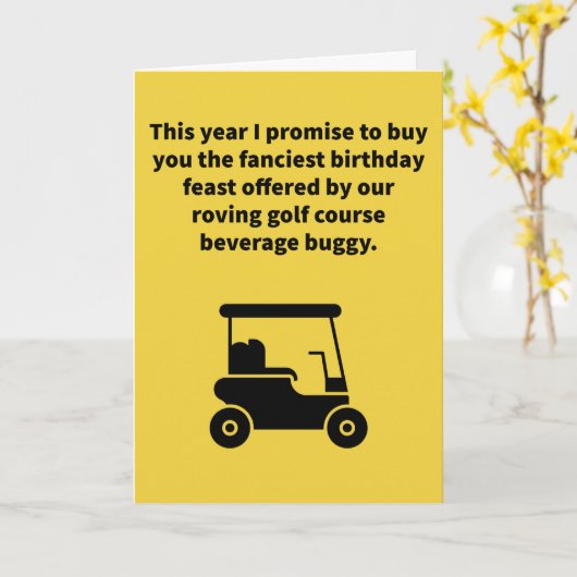 A La Cart - Birthday Kaart (Gele Bloem)