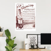 ""A La Glaciere" Ice House Poster (Thuiskantoor)