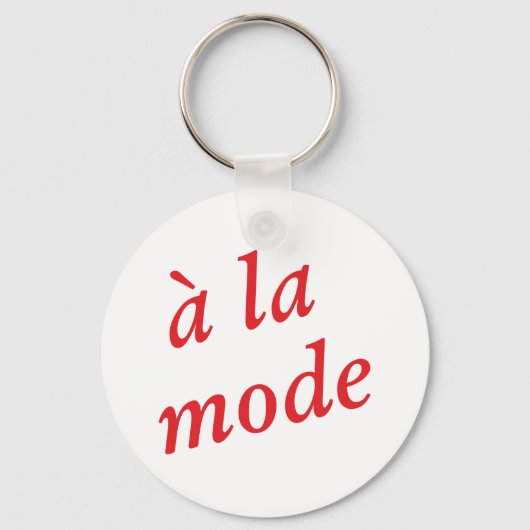 a la mode sleutelhanger (Voorkant)