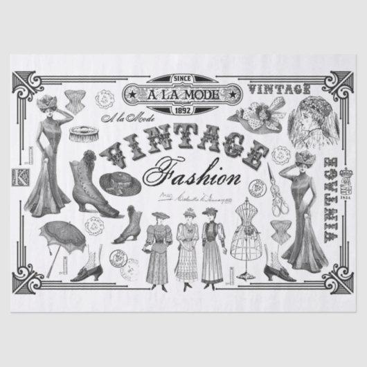 A la Mode Tissuepapier (Voorkant)