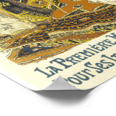 A La Place Clichy  French Adverteren Poster (Hoek)