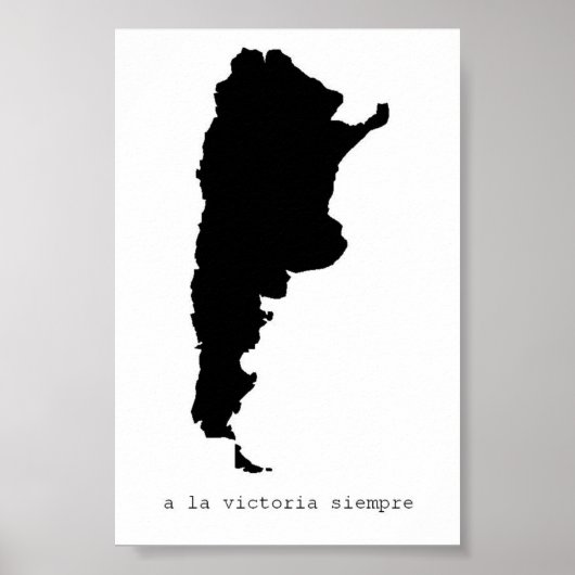 a la victoria siempre poster (Voorkant)
