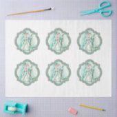 A Laat het Ontwerp 1 van de Sneeuwreeks Tissuepapier (Craft)