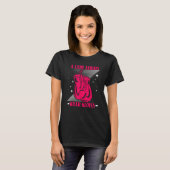 A Lady Always Wear Gloves Kickboxer Boxer Thai Box T-shirt (Voorkant volledig)