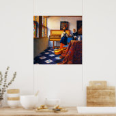 A Lady at the Virginals with a Gentleman Poster (Keuken)