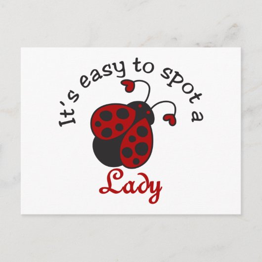 A Lady Briefkaart (Voorkant)