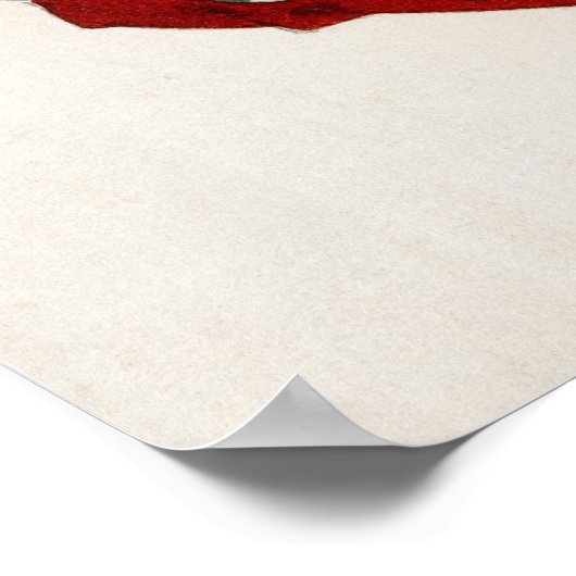 A lady in a kimono by Kono Bairei Poster (Hoek)