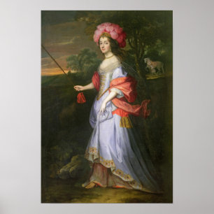 A Lady in Masquerade Costume, c.1679 Poster