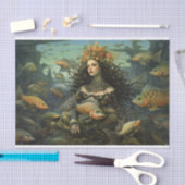 A Lady of the deep waters Tissue Paper Tissuepapier (Craft)