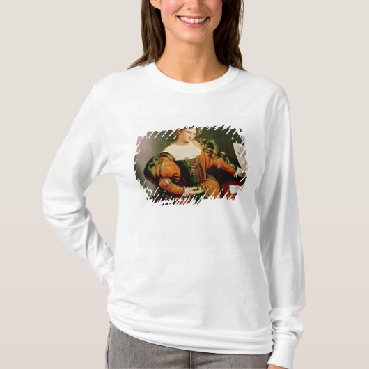 A Lady with a Drawing of Lucpensiona, c.1530-33 T-shirt (Voorkant)
