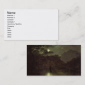 A Lake by Moonlight, c.1780-82 (olie op canvas) Visitekaartje (Voorkant / Achterkant)