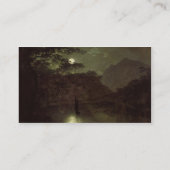 A Lake by Moonlight, c.1780-82 (olie op canvas) Visitekaartje (Achterkant)