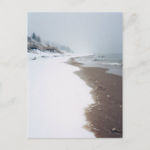 A Lakeshore Winter Briefkaart