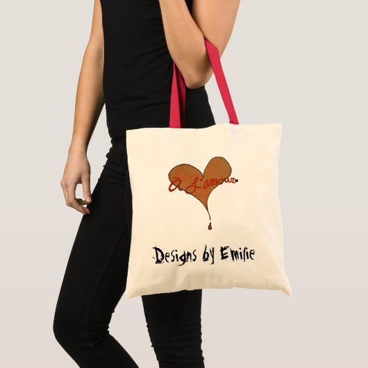 A L'amour Tote Bag (Voorkant (product))