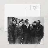 A Lancaster Bomber Crew Briefkaart (Voorkant / Achterkant)