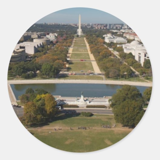 A landscape view of DC Ronde Sticker (Voorkant)