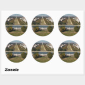 A landscape view of DC Ronde Sticker (Vel)