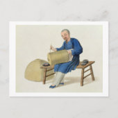 A Lantern Painter, bord 20 uit 'The Costume of C' Briefkaart (Voorkant)