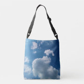 A large cloud crossbody tas (Achterkant)