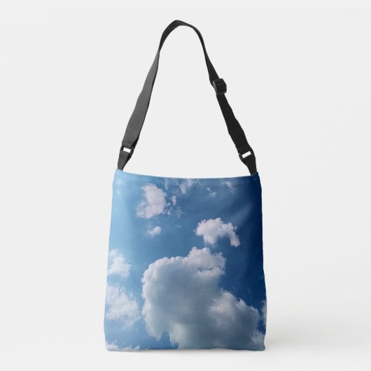 A large cloud crossbody tas (Achterkant)