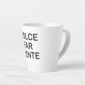 A latte mug with lettering  mok (Rechterhoek)