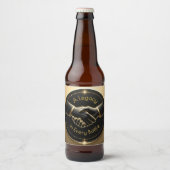 A Legacy in Every Bottle Handshake Bier Etiket (Voorkant)