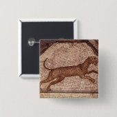 A Leopard Vierkante Button 5,1 Cm (Voorkant /achterkant)