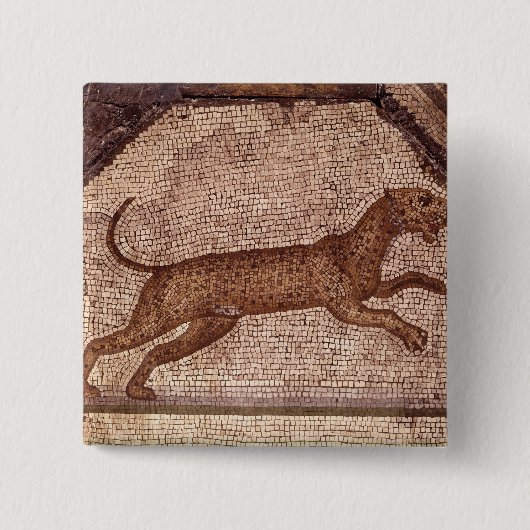 A Leopard Vierkante Button 5,1 Cm (Voorkant)