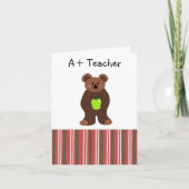 A+ Leraar Feestdagen Kaart (Voorkant)