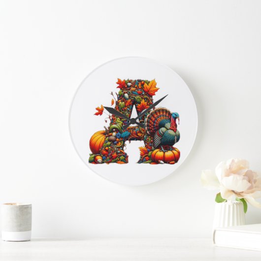 A letter A in Thanksgiving style Grote Klok (Huis)