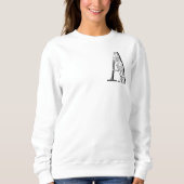"A" Letter Initiaal Monogram Sweatshirt (Voorkant)