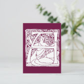 A Letter Lady Briefkaart (Staand voorkant)