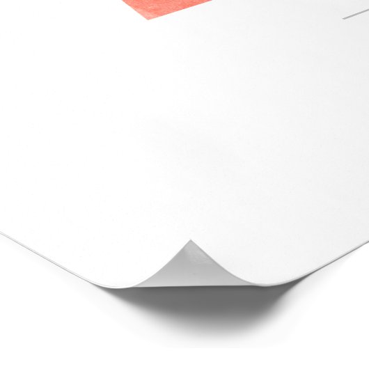 A Letter Monogram White Orchids and Pampas Grass Poster (Hoek)