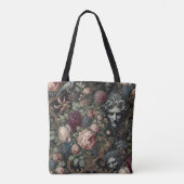 🩸 A Letter to Lunacy - Gotisch Victoriaans Tote Bag (Achterkant)