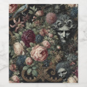 🩸 A Letter to Lunacy - Gotisch Victoriaans Wijn Etiket (Enkel label)