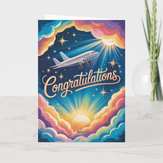 A Level Exam Congratulation Graduation  Kaart (Achterkant)