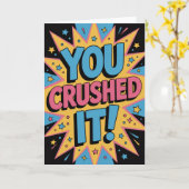 A Level Exam Congratulation Graduation  Kaart (Gele Bloem)