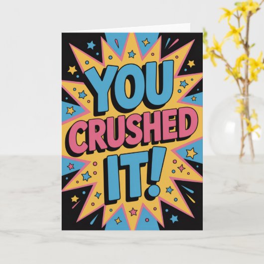 A Level Exam Congratulation Graduation Kaart (Gele Bloem)