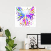 A Light and Airy Abstract Angel Wall Poster (Thuiskantoor)