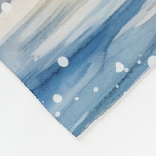 A Lighthouse in Winter Fleece Deken (Hoek)