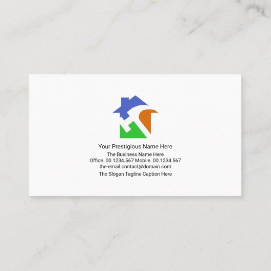 A-Lijst bouwcontractant Visitekaartje (Achterkant)