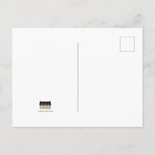 A-Lijst Cabin House Briefkaart (Achterkant)