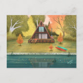 A-Lijst Cabin House Briefkaart (Voorkant)