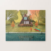 A-Lijst Cabin House Legpuzzel (Horizontaal)