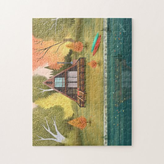 A-Lijst Cabin House Legpuzzel (Verticaal)