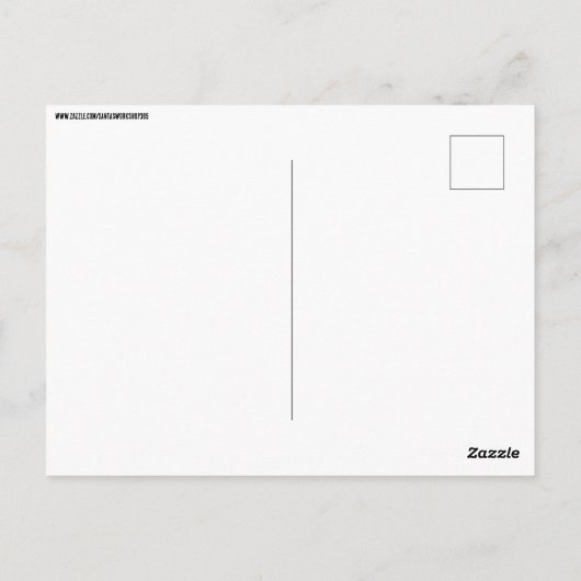 A-LIJST CABINE BRIEFKAART (Achterkant)