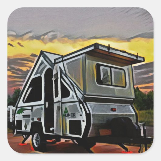 A-Lijst Camper Sticker (Voorkant)