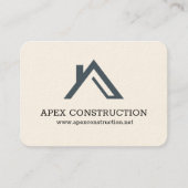 A-Lijst Dakhuis Logo Visitekaartje Design" (Voorkant)